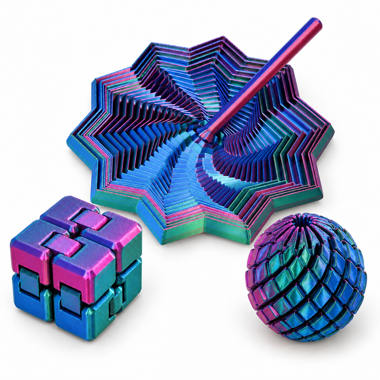 Kit de 3 Fidgets Sensoriales