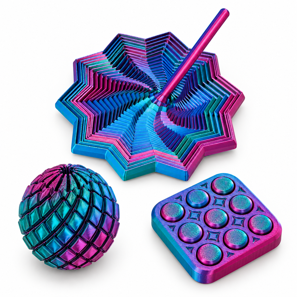 Kit de 3 Fidgets Sensoriales