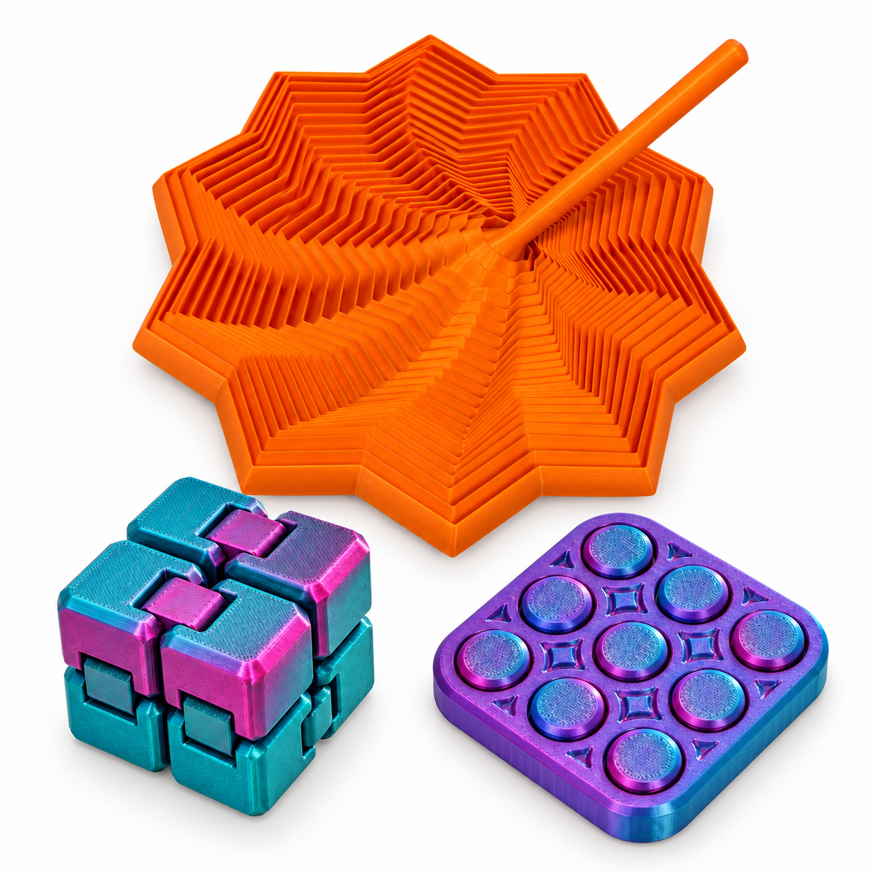Kit de 3 Fidgets Sensoriales