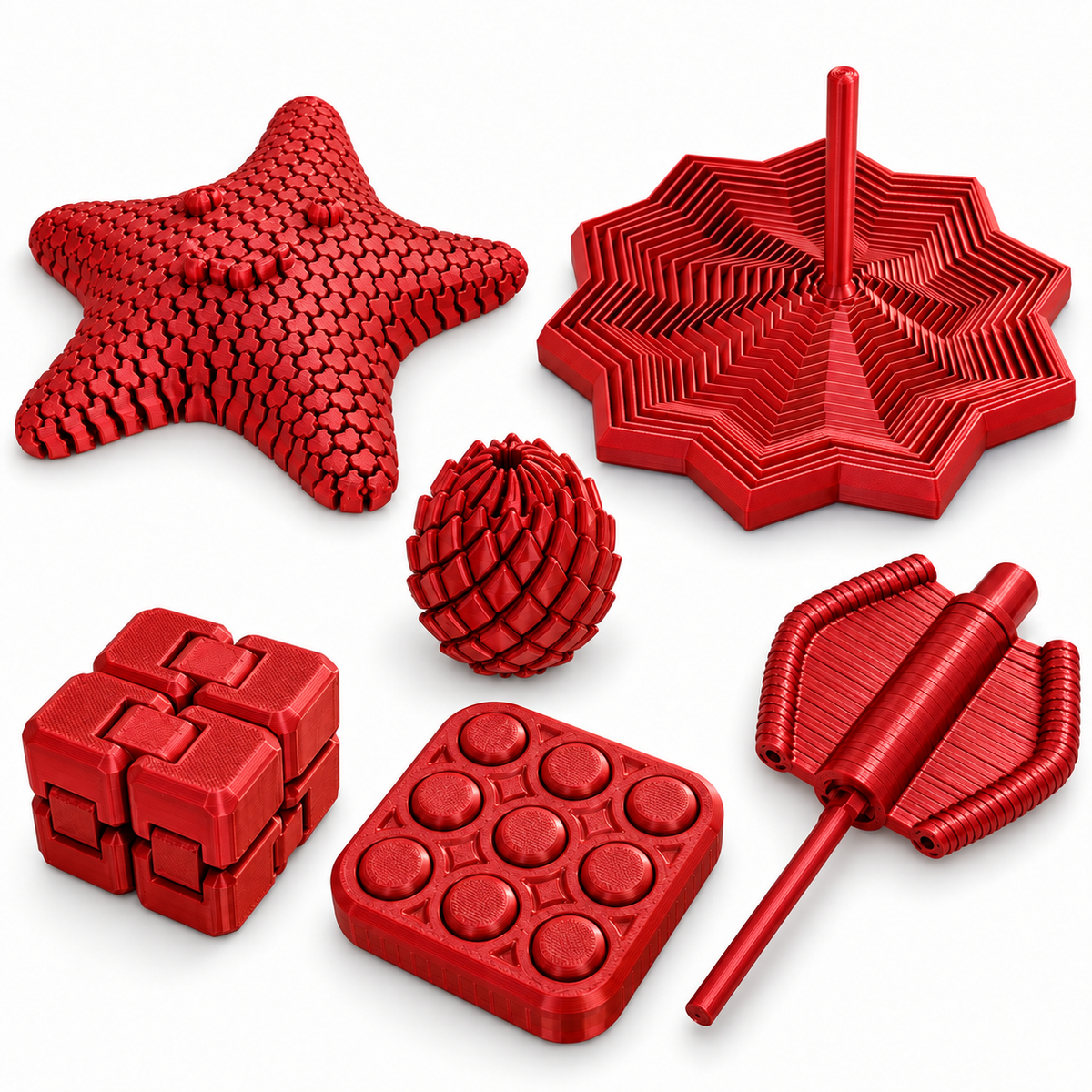 Kit de 6 Fidgets Sensoriales