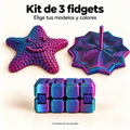 Kit de 3 Fidgets Sensoriales